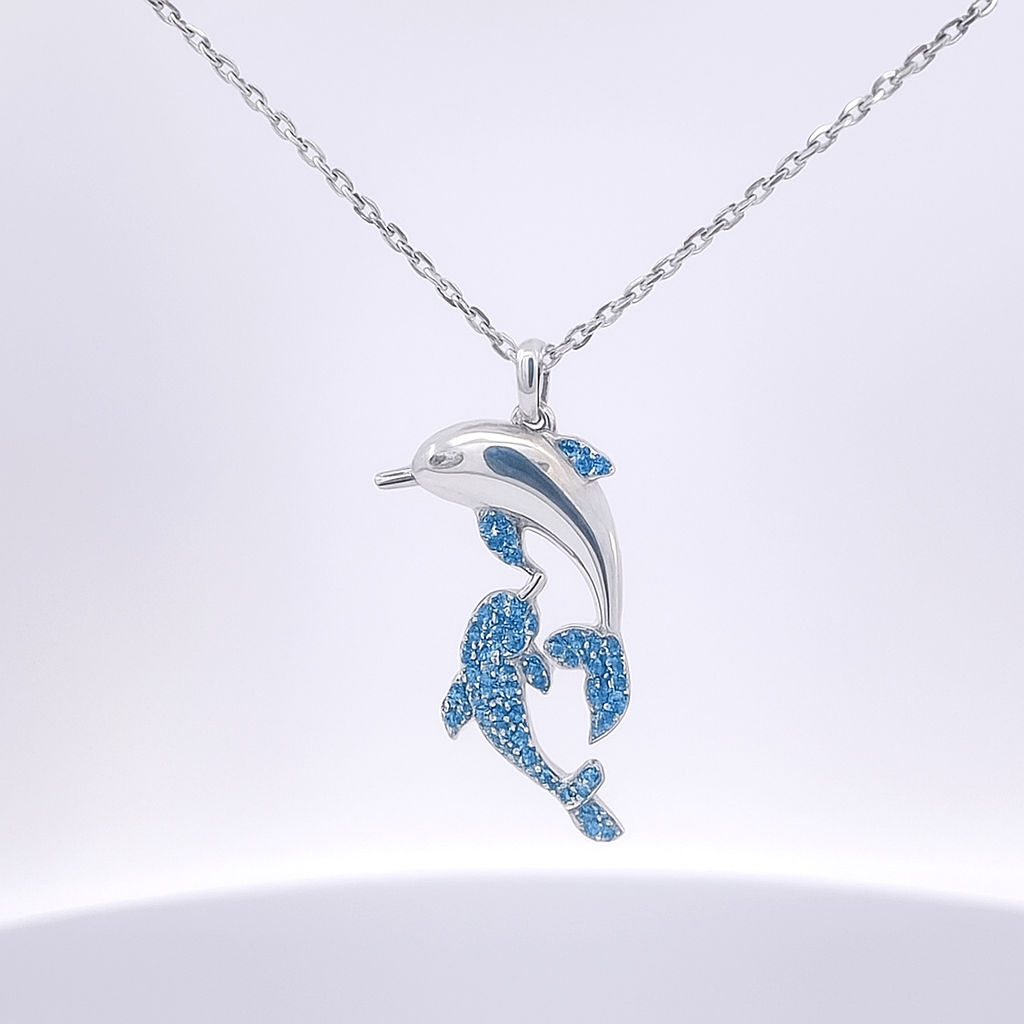Dancing Dolphins Necklace