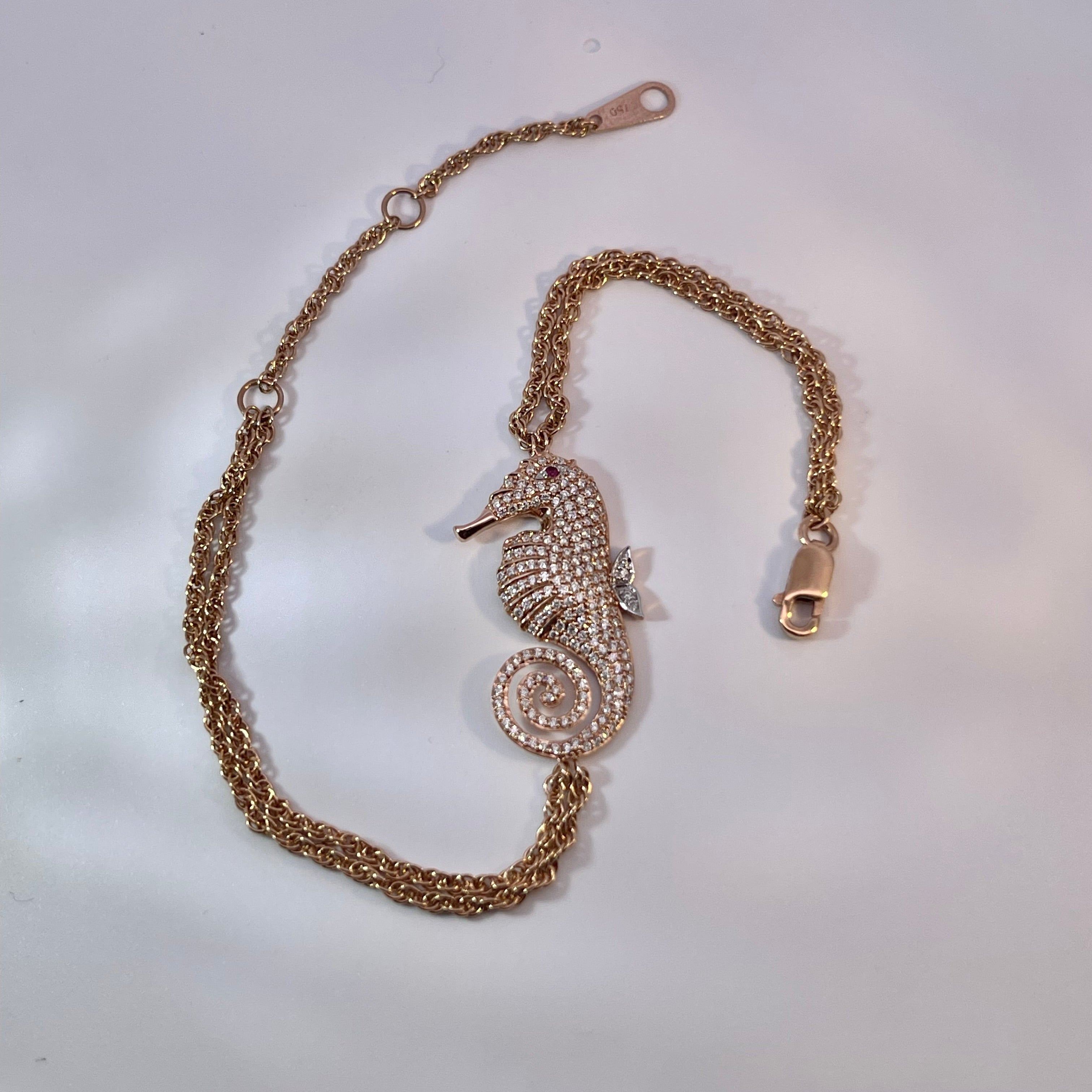 Serene Seahorse Bracelet