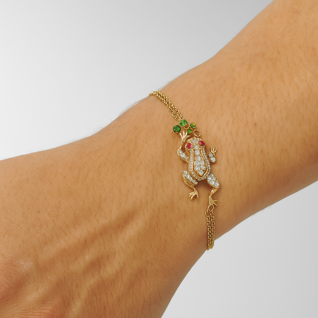 French Frog Bracelet