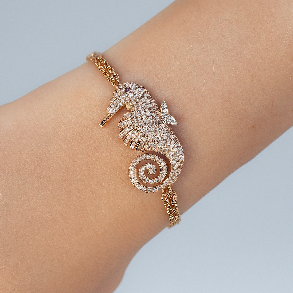 Serene Seahorse Bracelet
