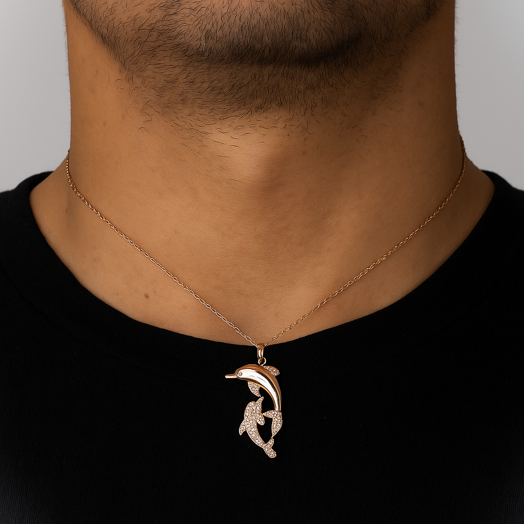 Dancing Dolphins Necklace